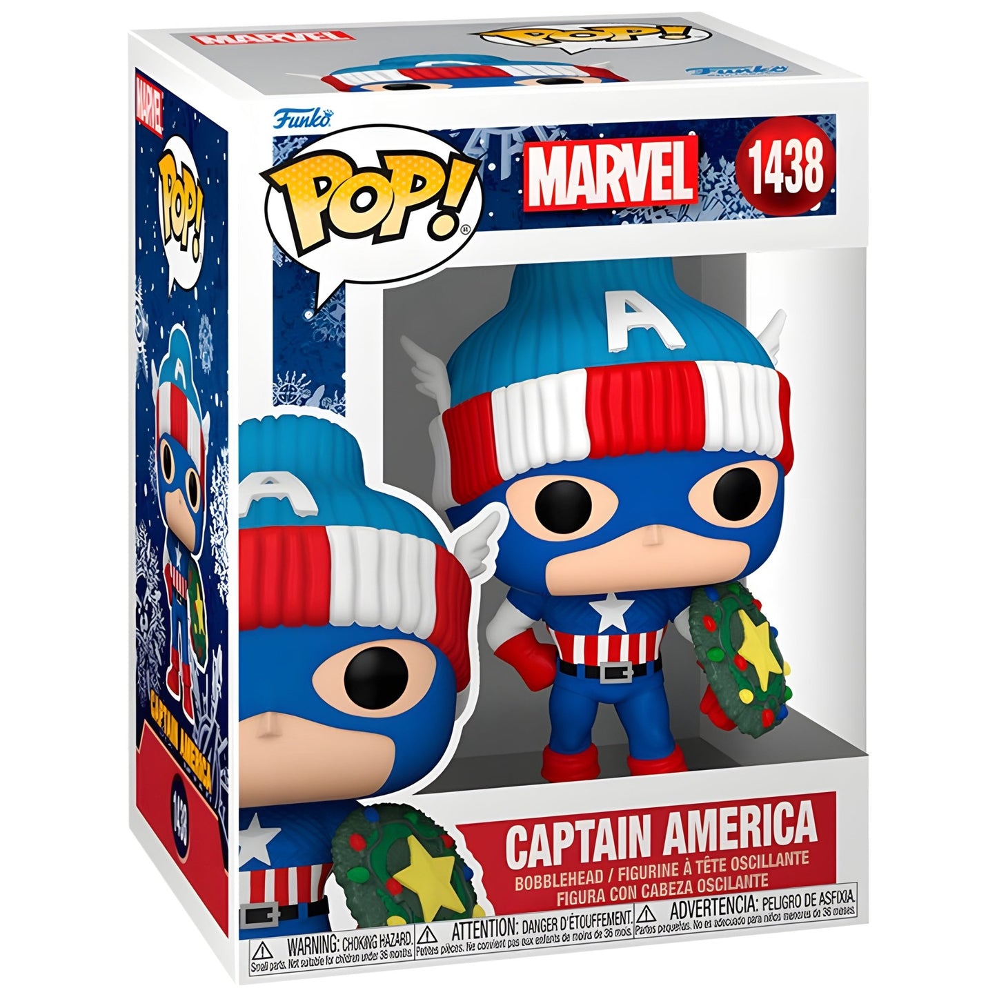 POP figure Marvel Captain America Holiday - Funko24
