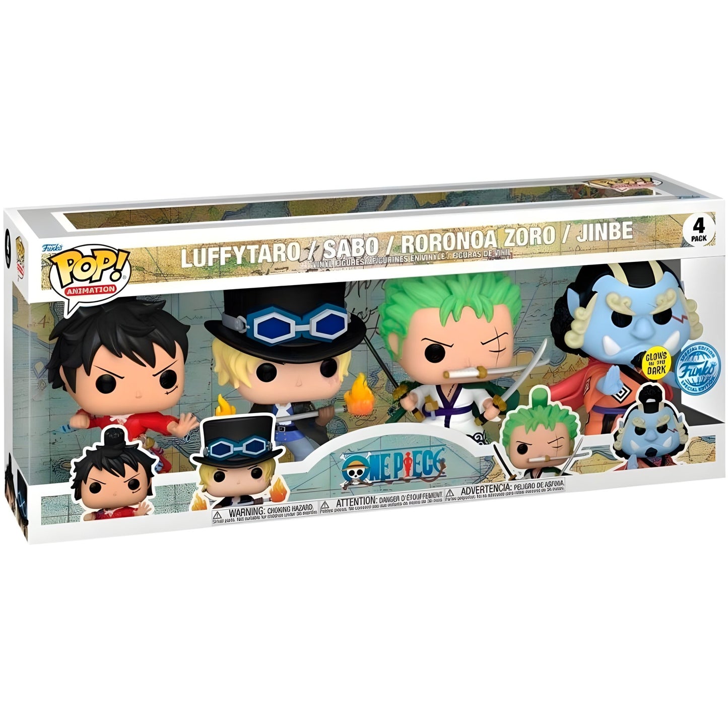 Funko Pop! 4 - Pack One Piece Exclusive - Funko24