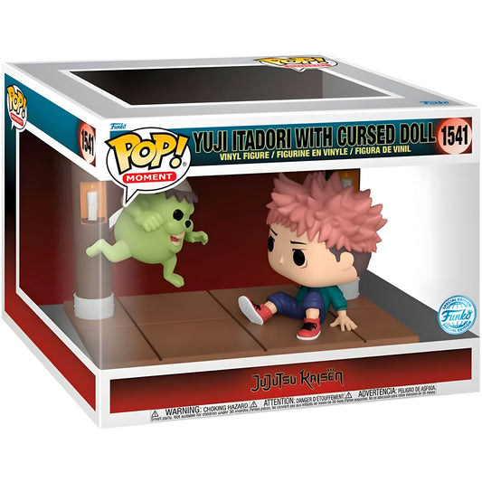 Funko Pop! Moment Jujutsu Kaisen Yuji Itadori with Cursed Doll Exclusive, 1541 - Funko24