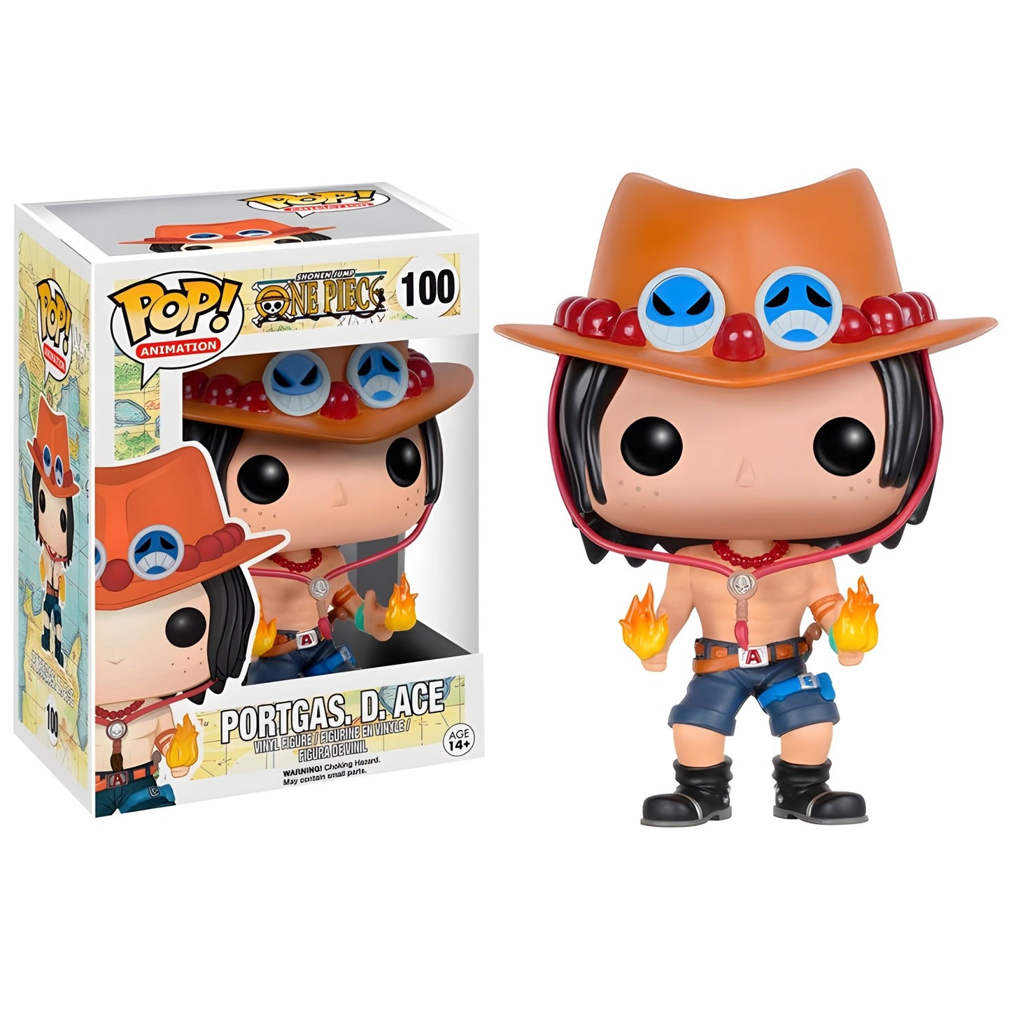 Funko Pop! One Piece Portgas D. Ace, 100 - Funko24