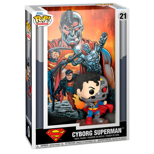 POP figure Comic Cover DC Comics Cyborg Superman (förbeställ) - Funko24