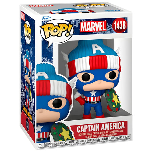 POP figure Marvel Captain America Holiday - Funko24